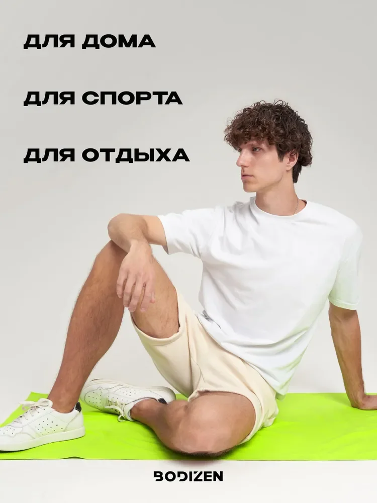 Спортивное полотенце из микрофибры для тренировок и пляжа