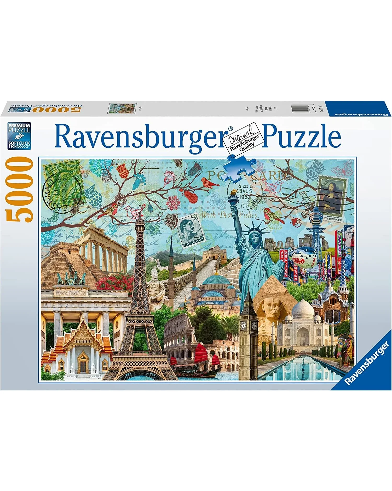Пазл Ravensburger 5000 деталей «Большой городской коллаж»
