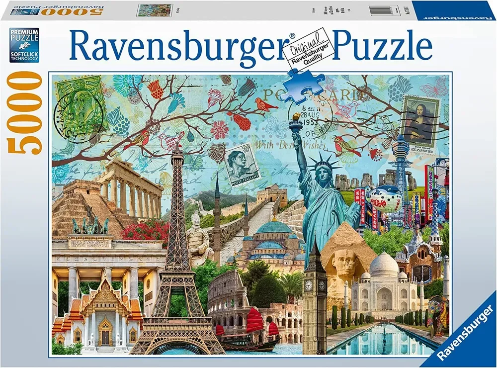 Пазл Ravensburger 5000 деталей «Большой городской коллаж»