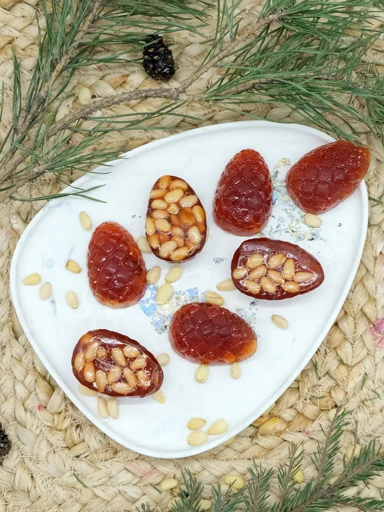Натуральный мармелад с кедровыми орехами